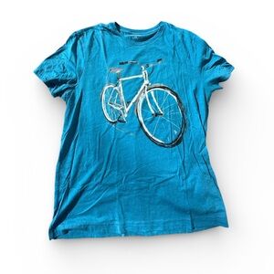 Blue Bicycle Graphic Men’s T-Shirt